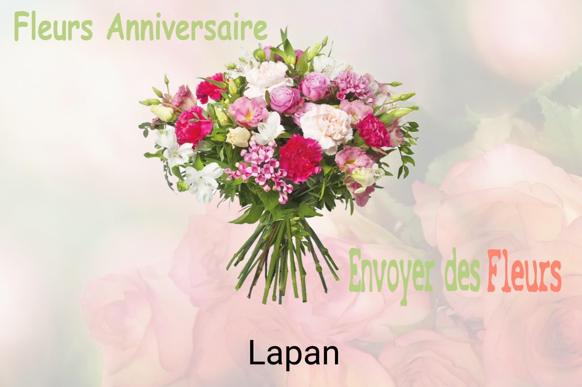 Bouquet de fleurs d’anniversaire livré à Lapan